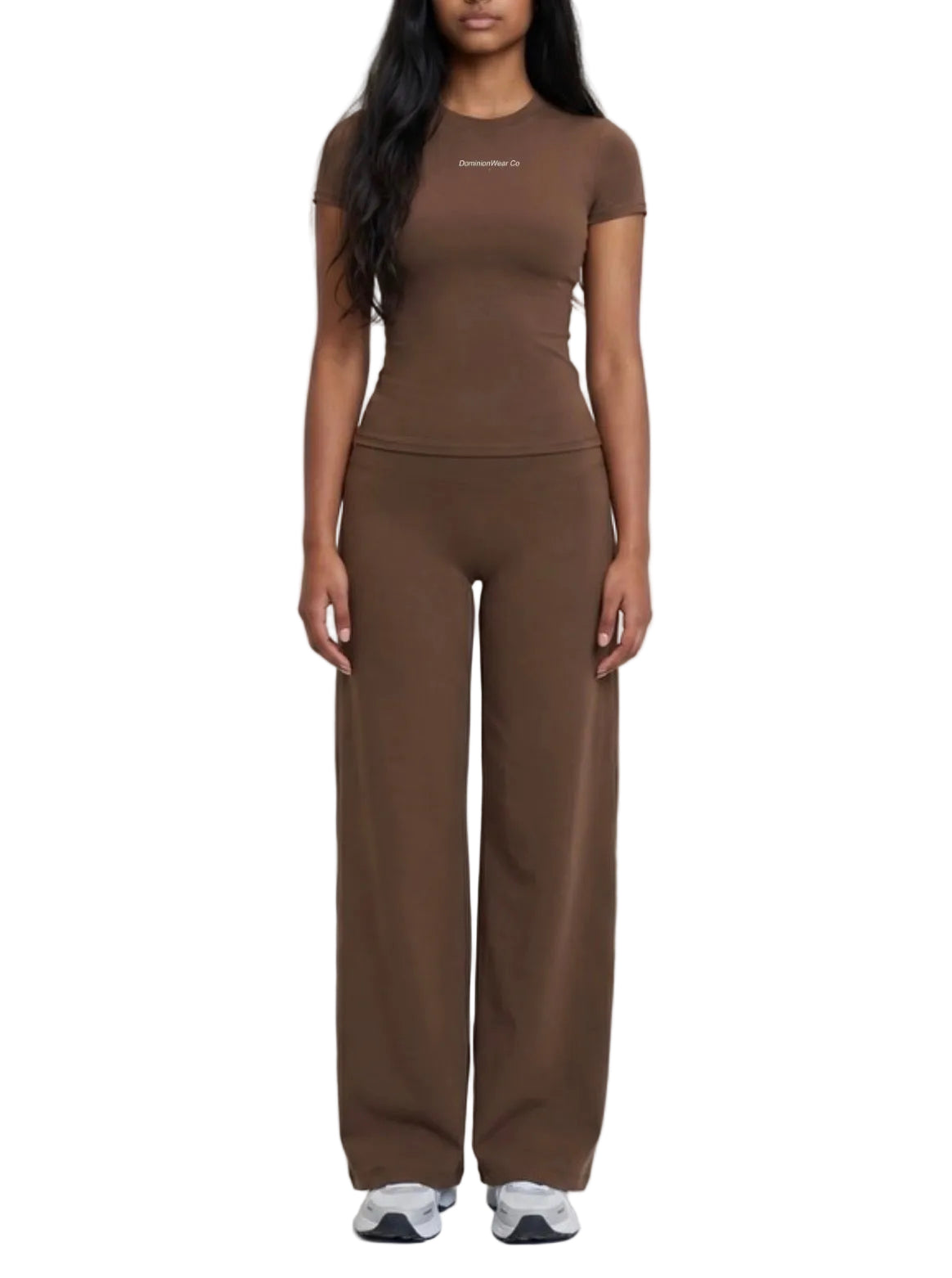 Short-sleeve Loose Wide-Leg Pants Set