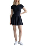 One-piece Dress With Shorts Pocket